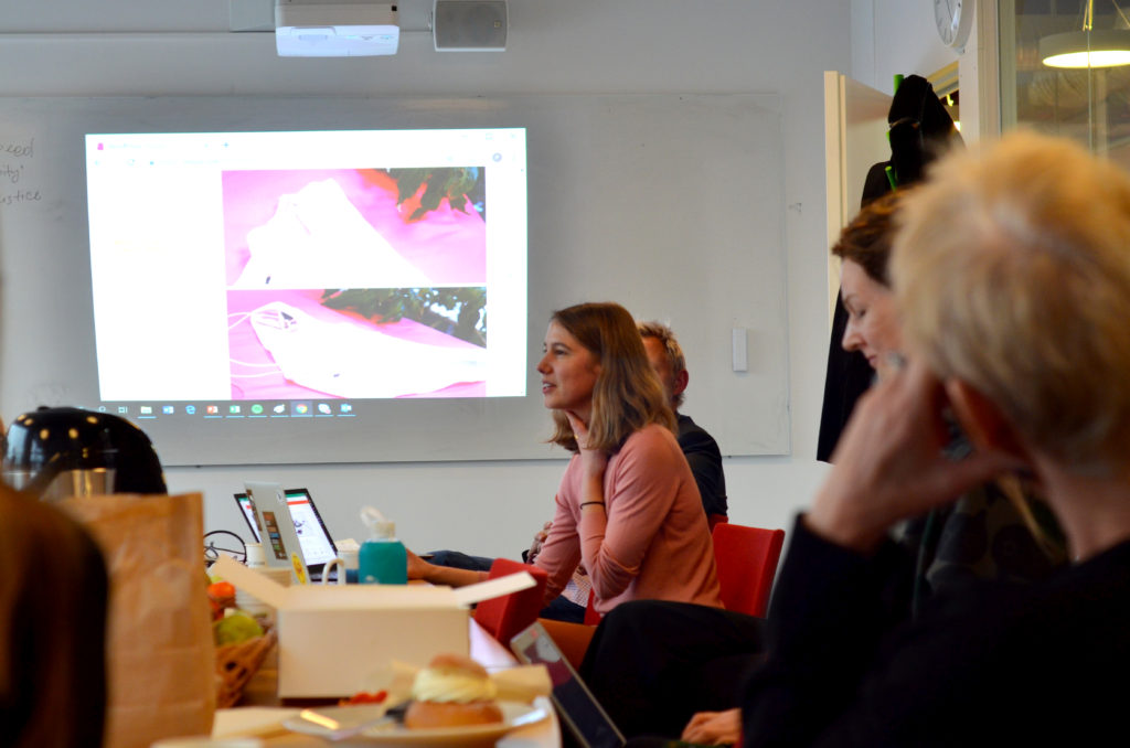 Marie Louise Juul Søndergaard from KTH presenting at a Humanities Tech KTH event 